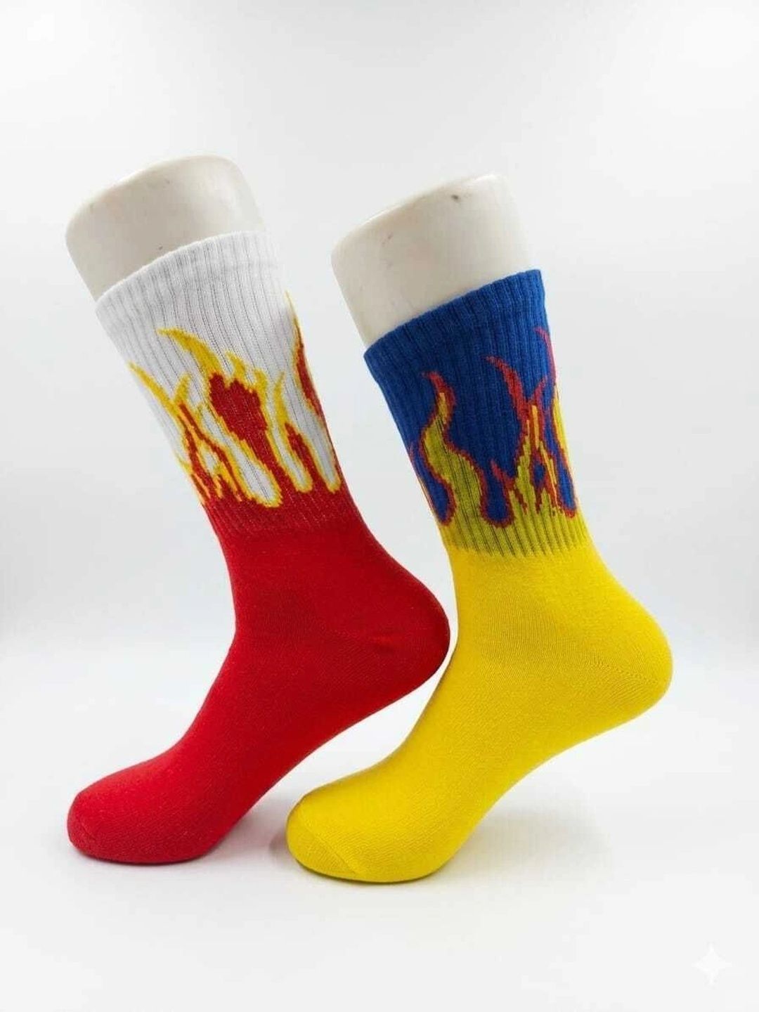 BEAR&BEYOND Men Pack of 2 Cotton Assorted Patterned Calf Length Socks-picture-44