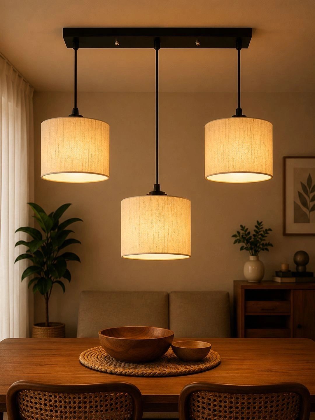 Myntra Elegant Homes Off White Textured Contemporary Ceiling Lamp-picture-39