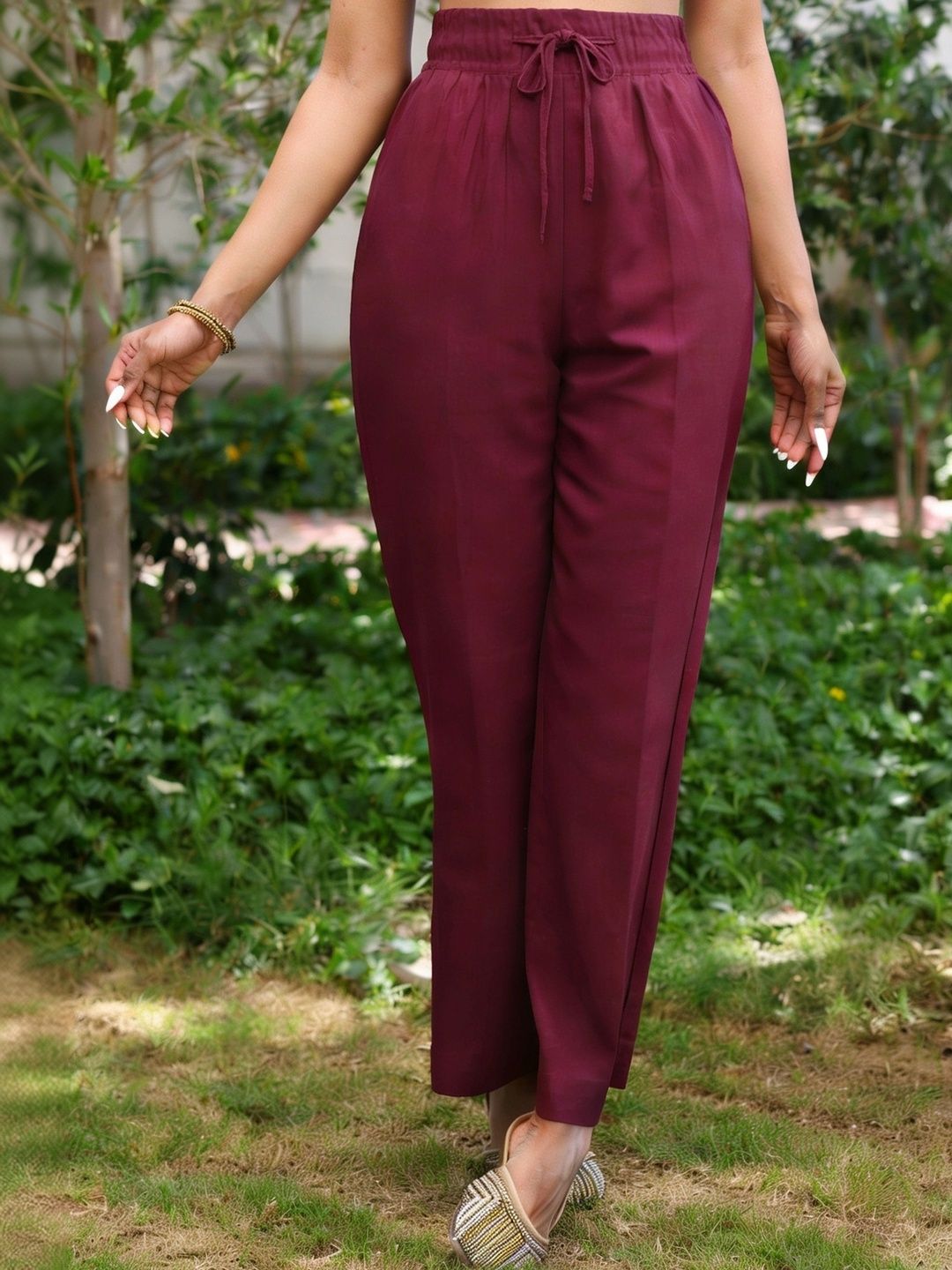 Aramya Women Ethnic Palazzos-picture-42