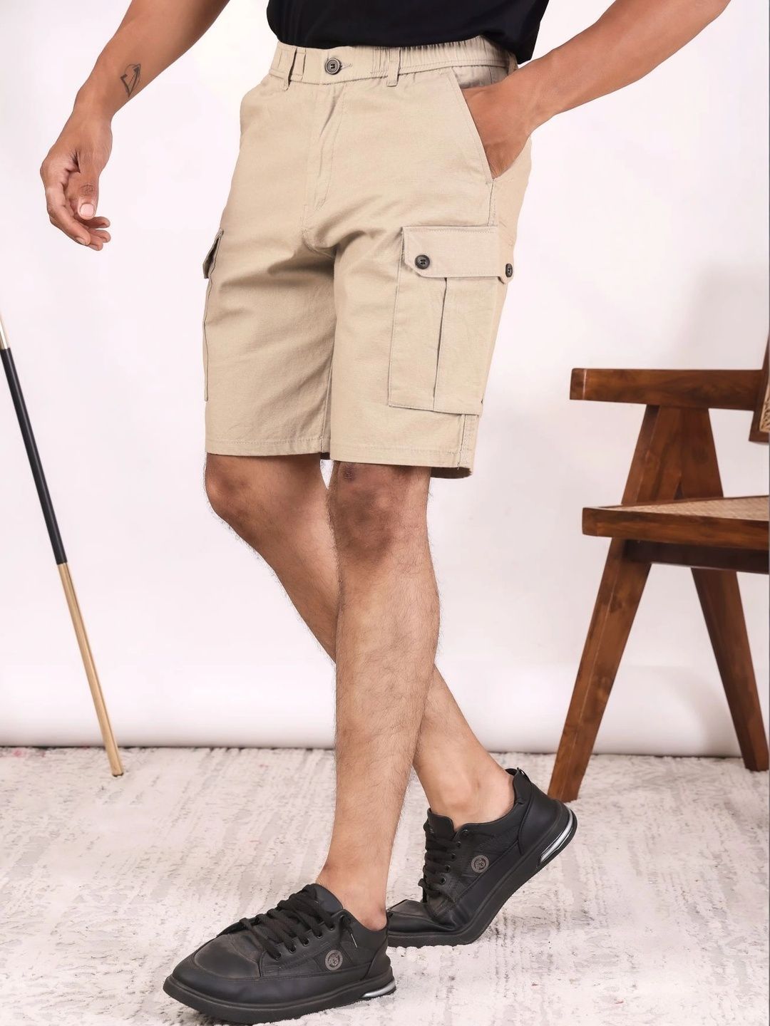BRETH Men Cargo Shorts-picture-58
