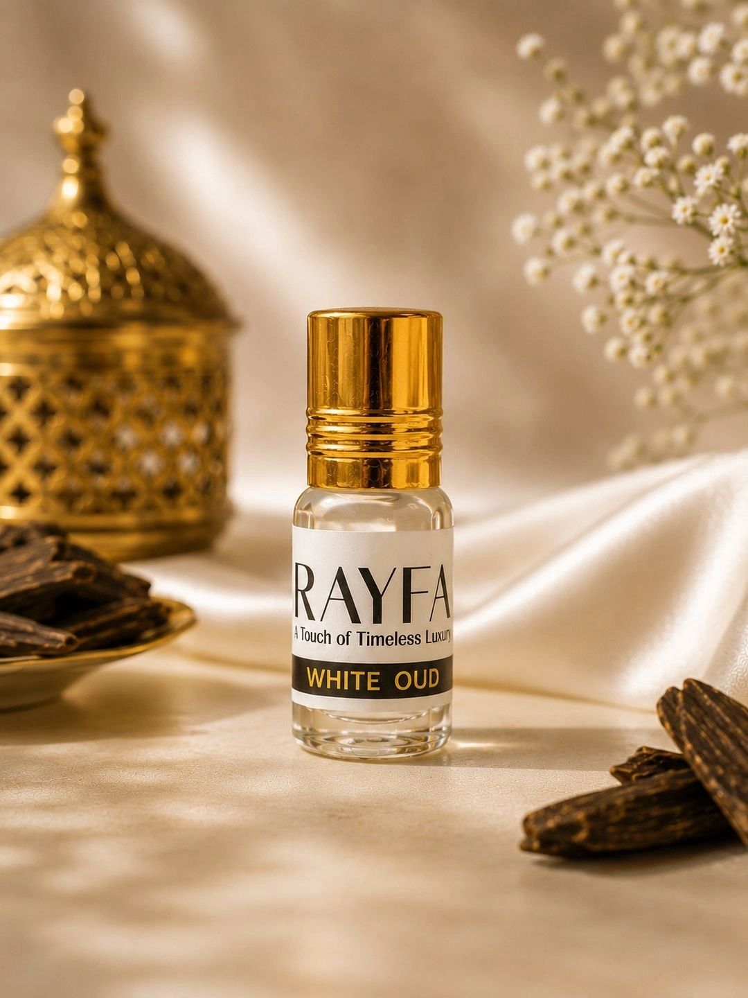 Rayfa White Oudh Non Alcohol Attar - 12 ml-picture-43