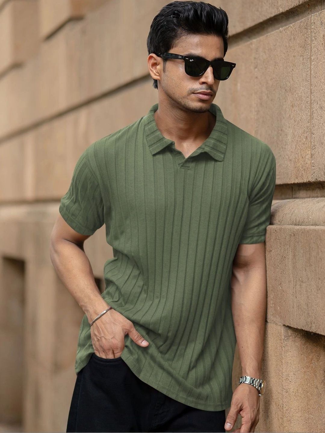 KAJARU Men Polo Collar T-shirt-picture-13