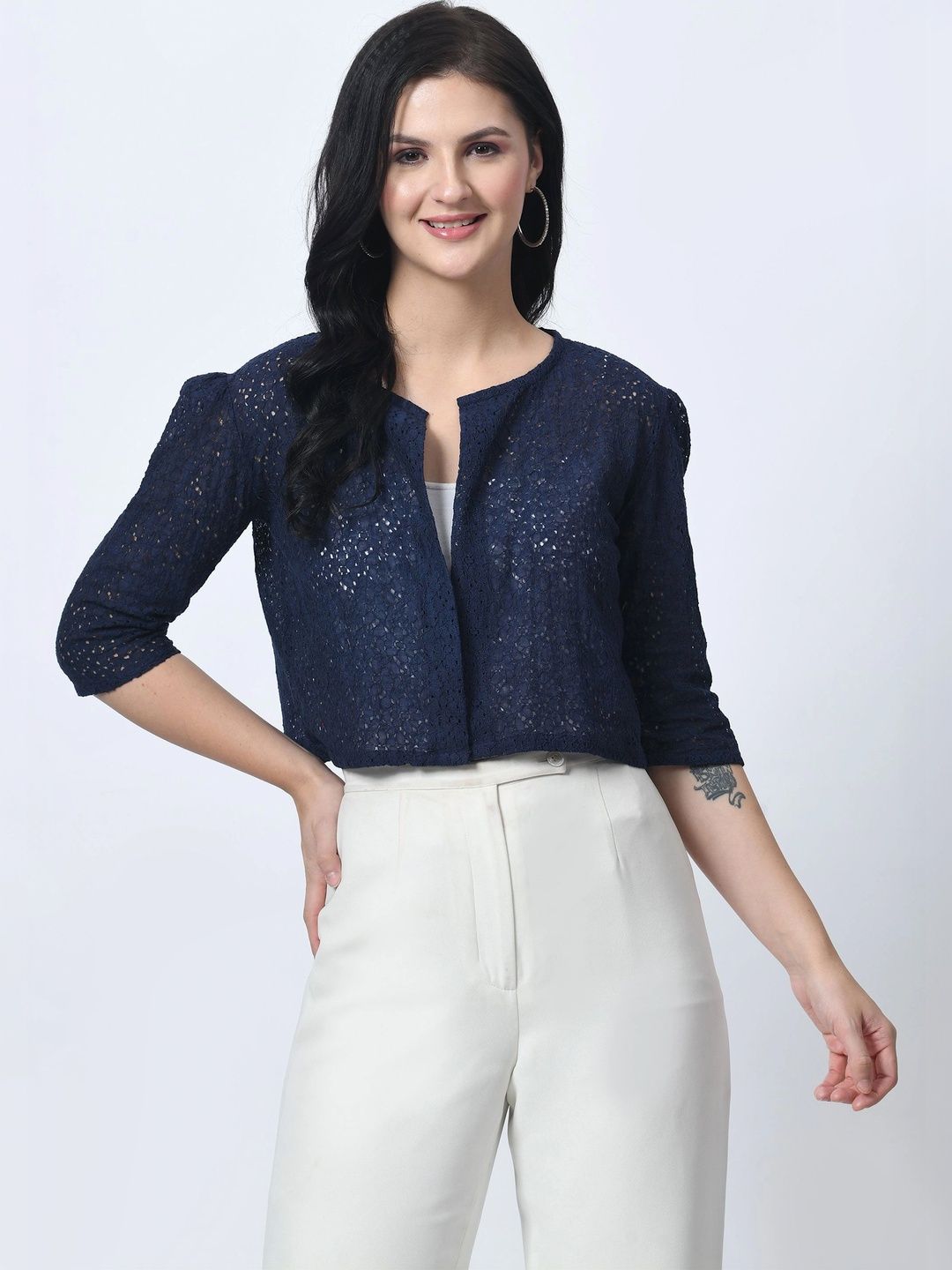 RAYWOS Women Crop Shrug-picture-56
