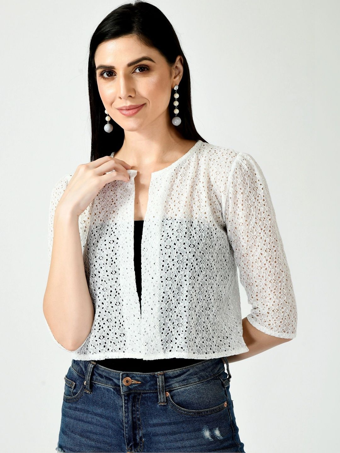 RAYWOS Women Crop Shrug-picture-41