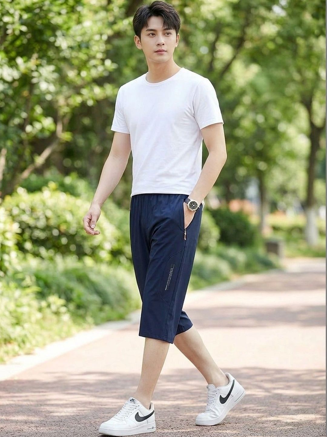 Suo Men Training or Gym Sports Shorts-picture-18