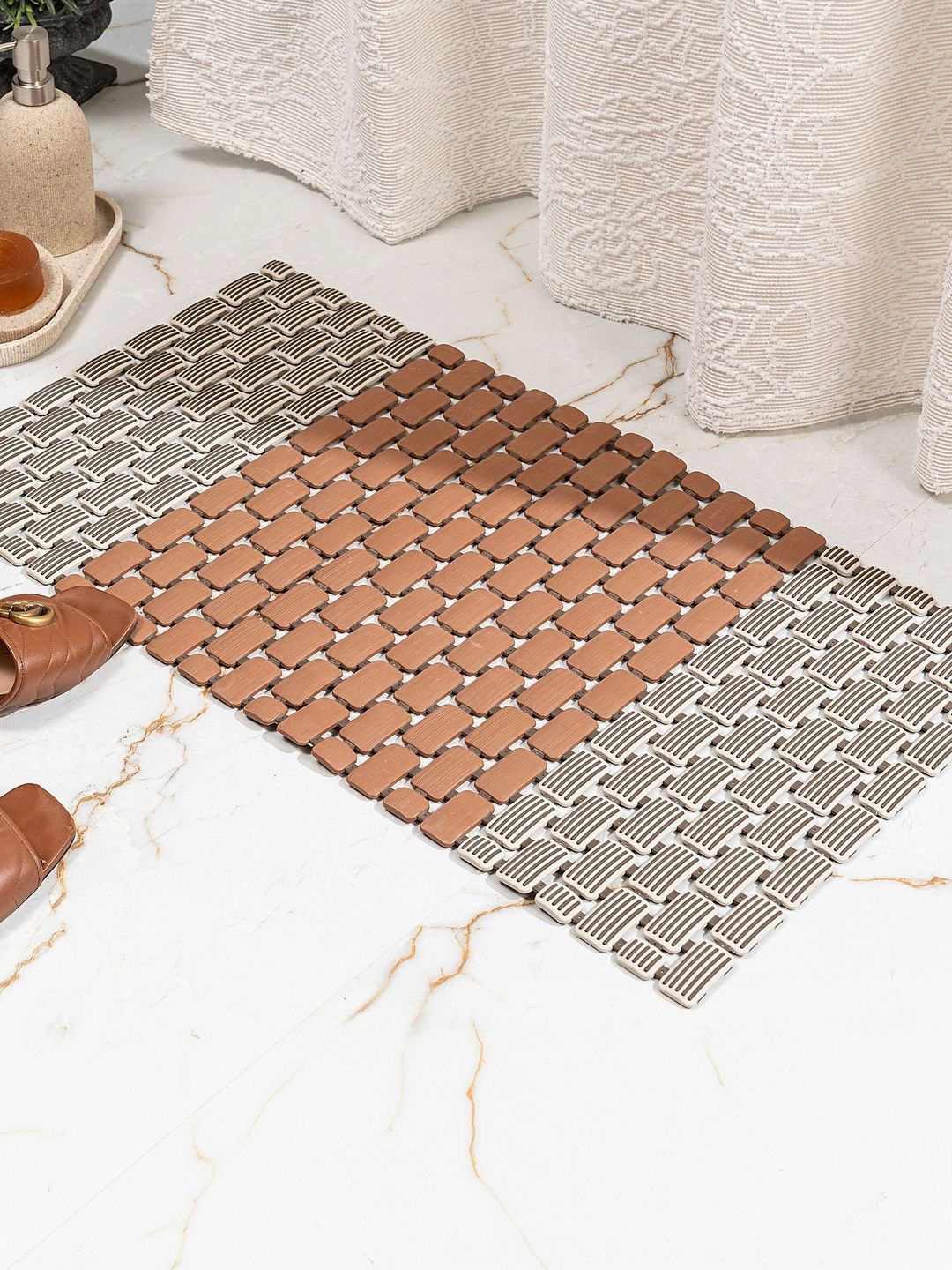 Pano Orange Anti-Skid Bath Rugs-image-44