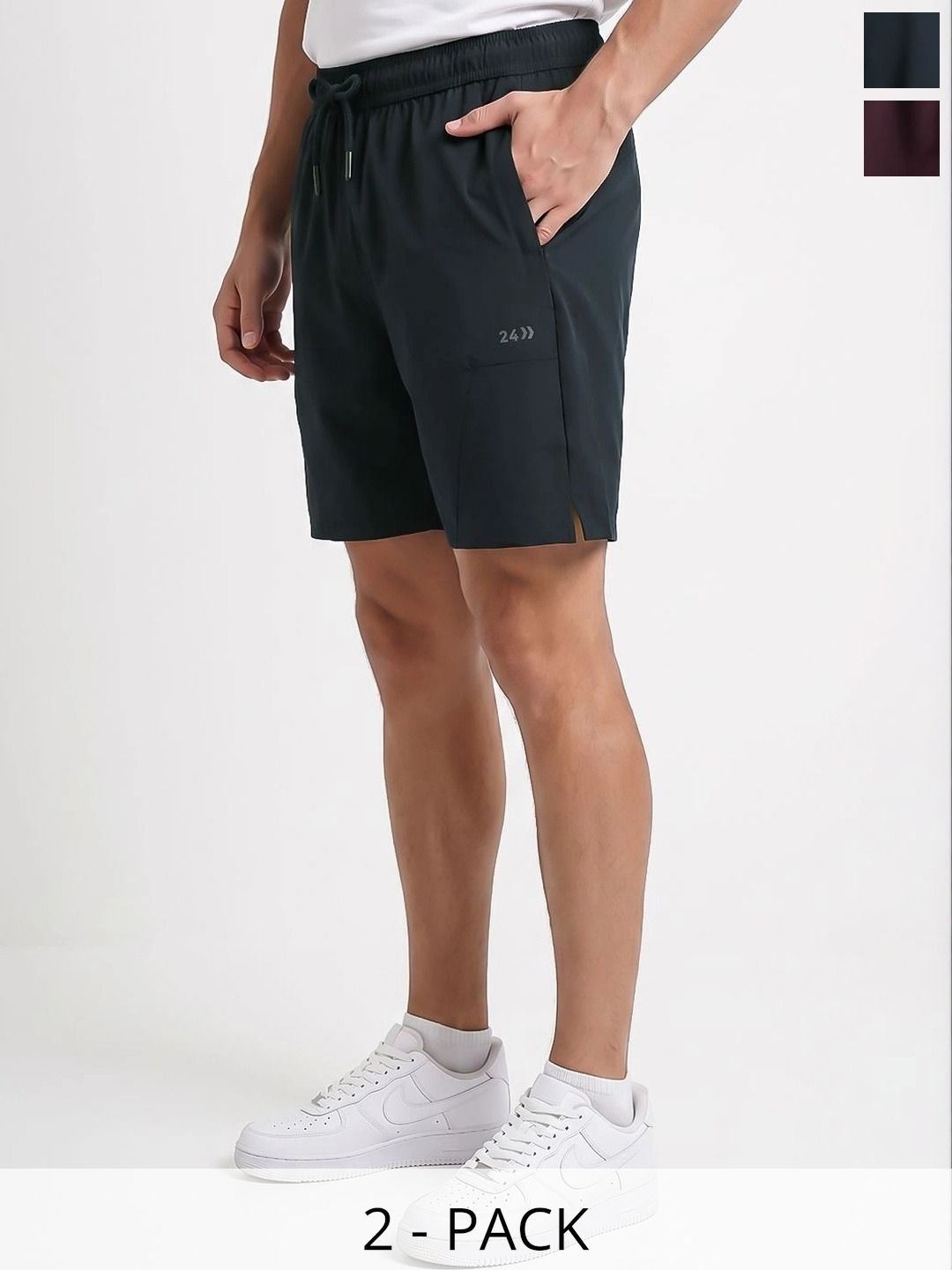 24 Street Men Training or Gym Sports Shorts-picture-17