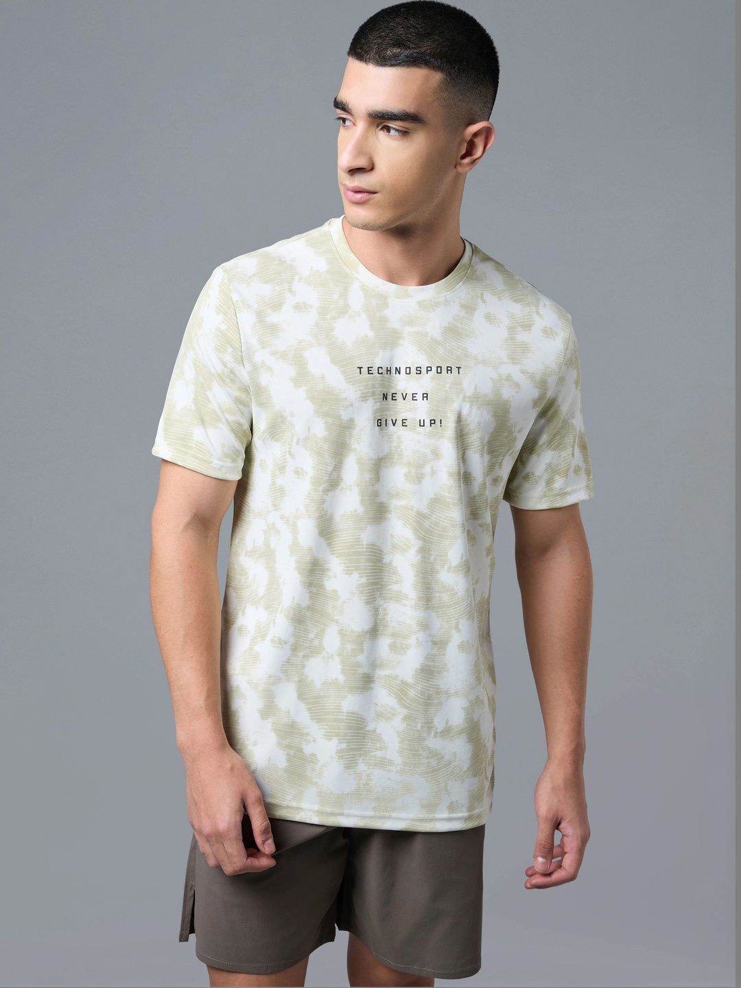 Technosport Men Printed Slim Fit T-shirt-picture-29