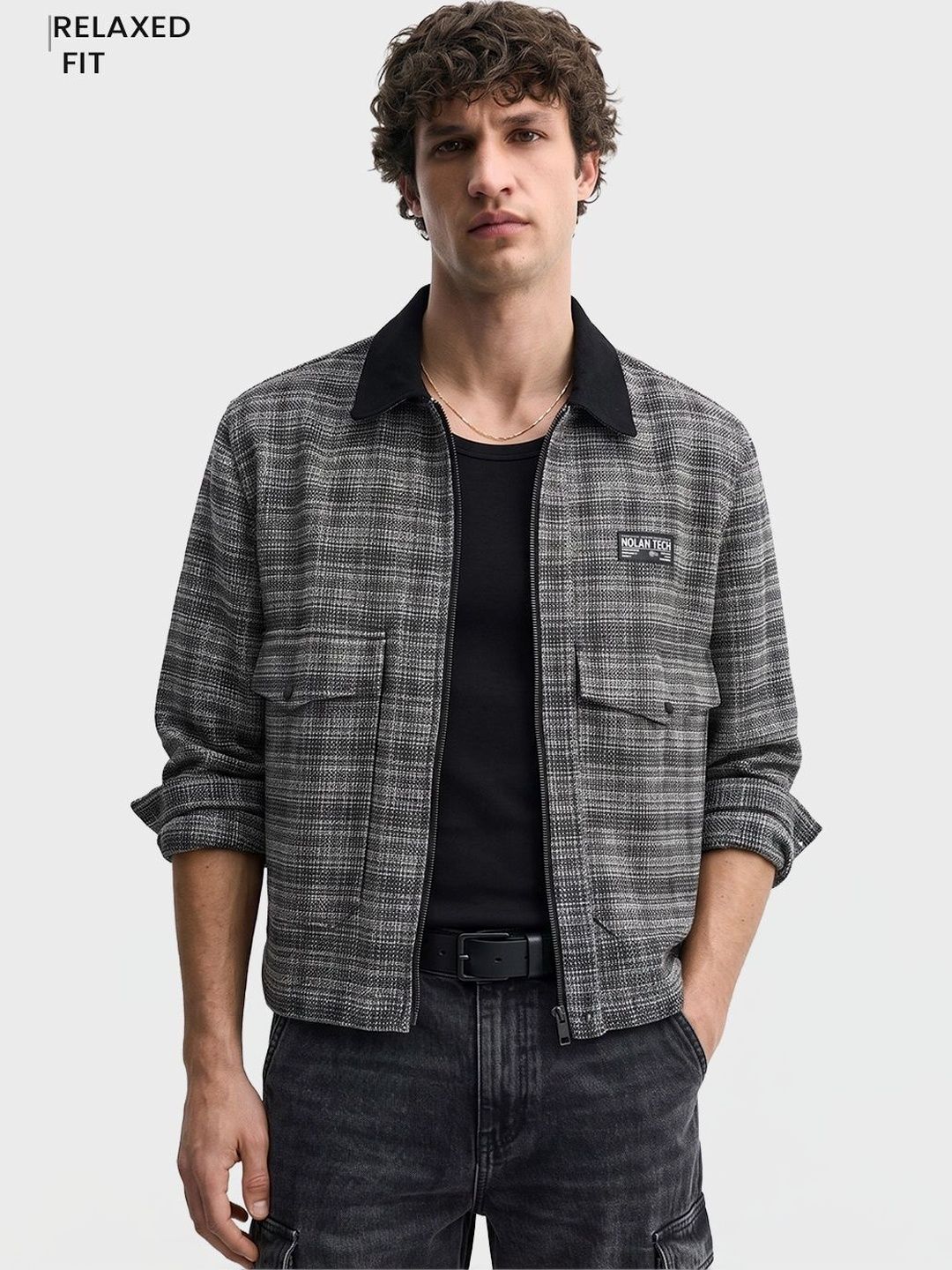 The Indian Garage Co Men Checked Woven Jacket-picture-53