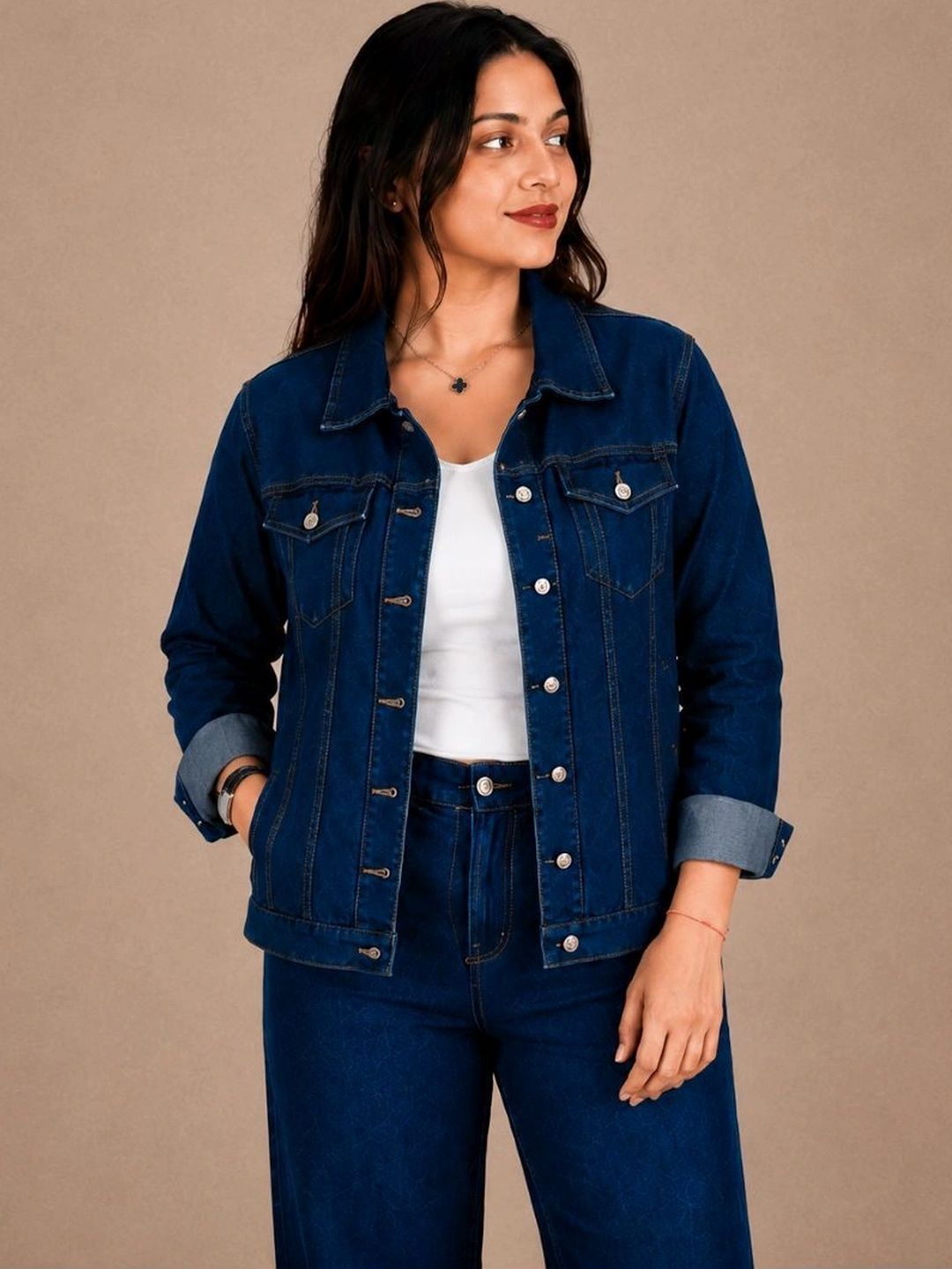 Mevan Women Outdoor Denim Jacket-picture-22