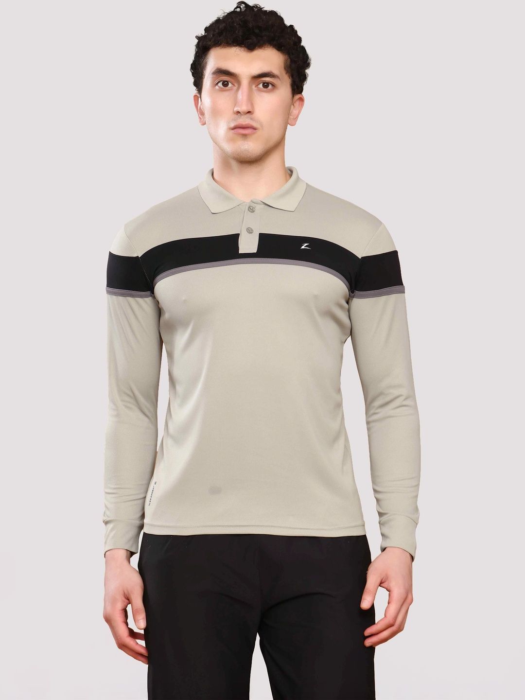 Z Zagros Men Colourblocked Polo Collar T-shirt-picture-26