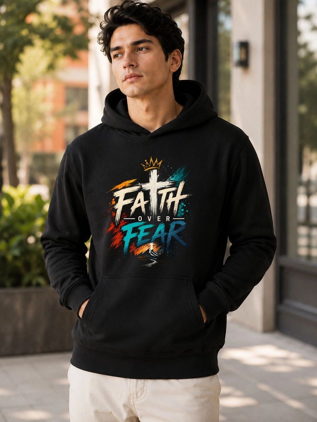 TRENDIFYTEEZ Men Printed Hooded Sweatshirt-picture-23