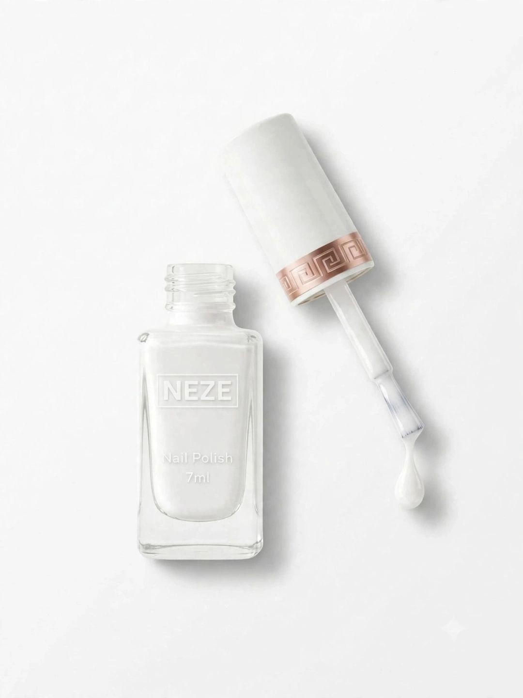 Neze Long-Lasting Nail Polish - 7ml - White-image-9
