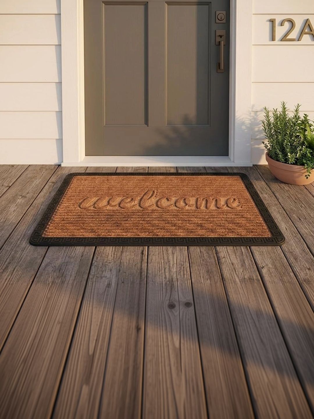 Ultica Fab Brown Coir Anti-Skid Doormats-picture-36
