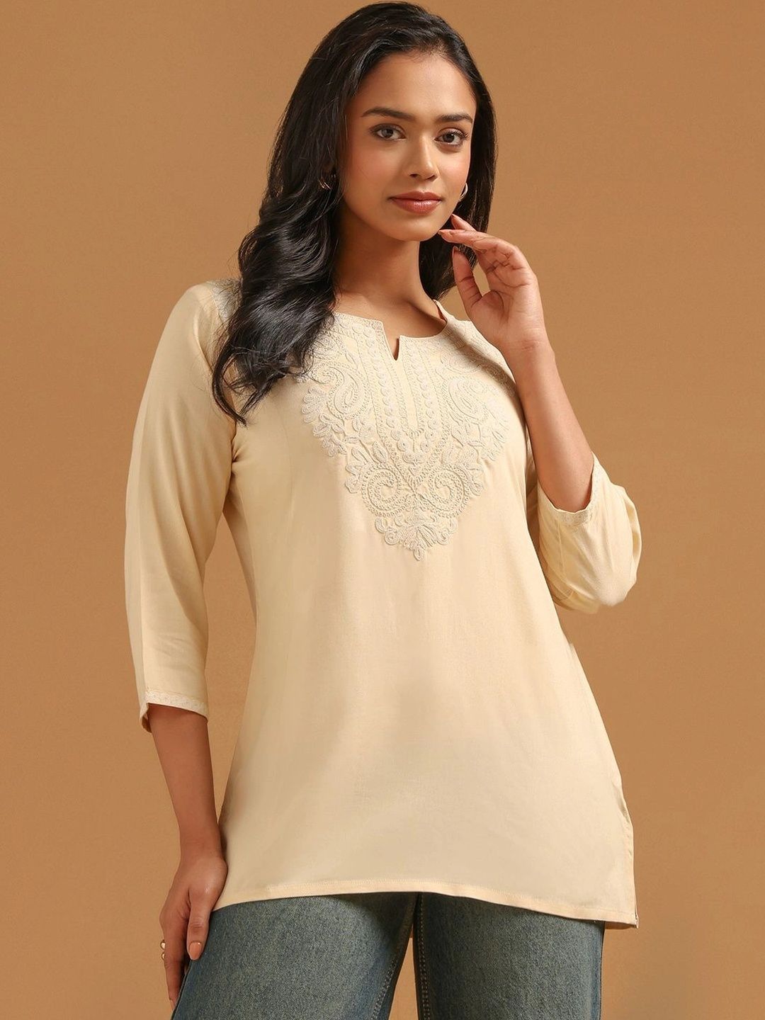 Soch Viscose Rayon Embroidered Tunic-picture-38