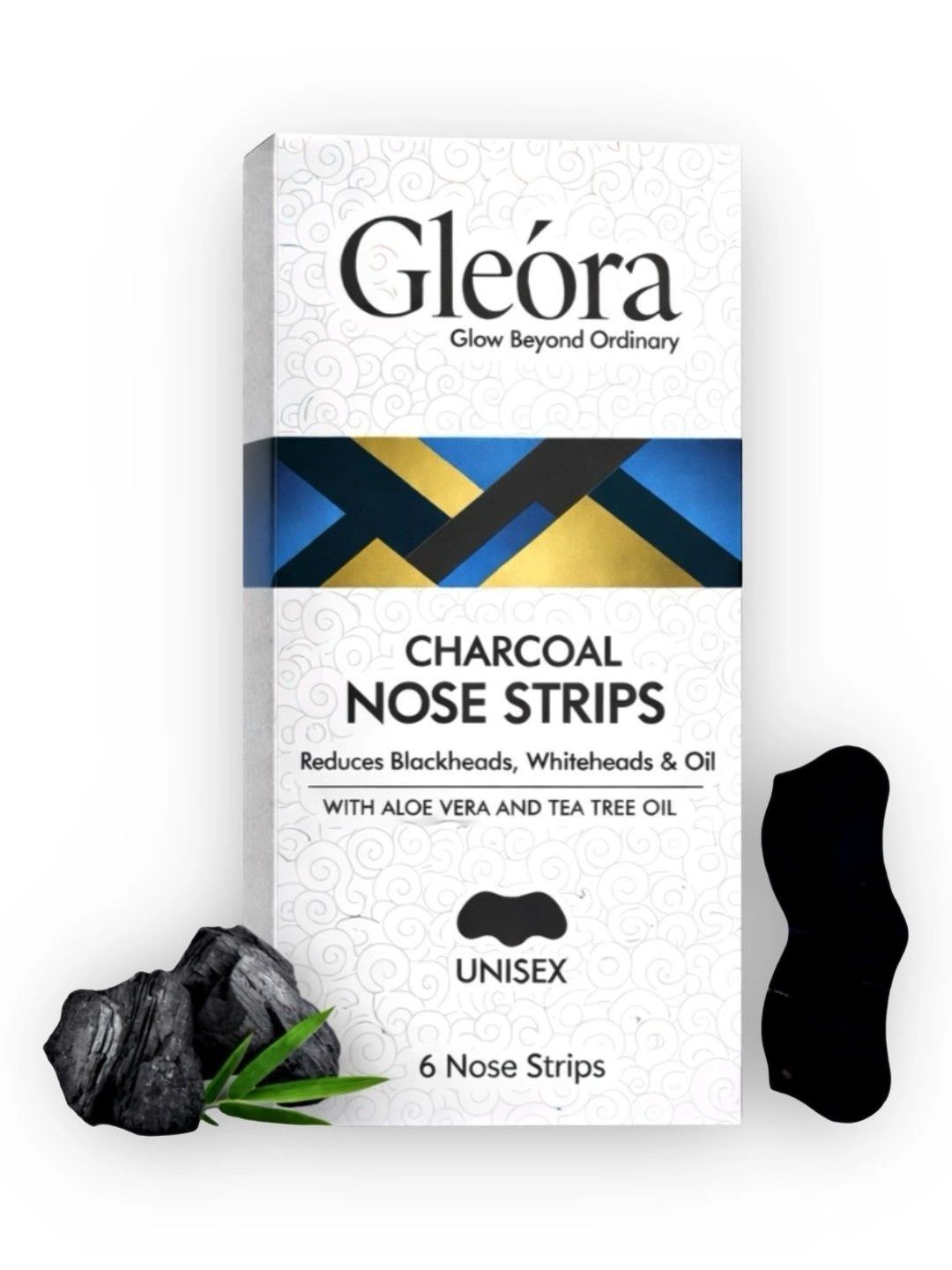 Gleora Charcoal Nose Pose Strips - 6Pcs-image-48