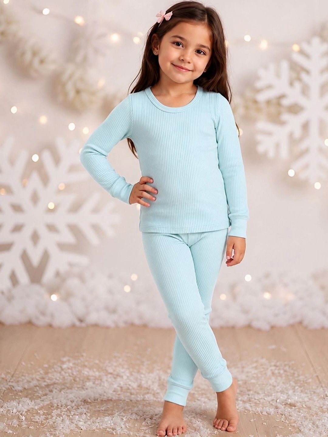 Kanvin Girls Cotton Round Neck Thermal Set-picture-17