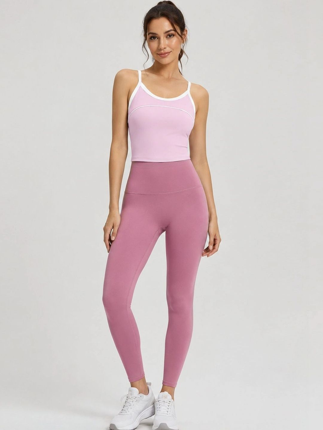 StyleCast Flex Scoop Neck Yoga Top With Tights-picture-34