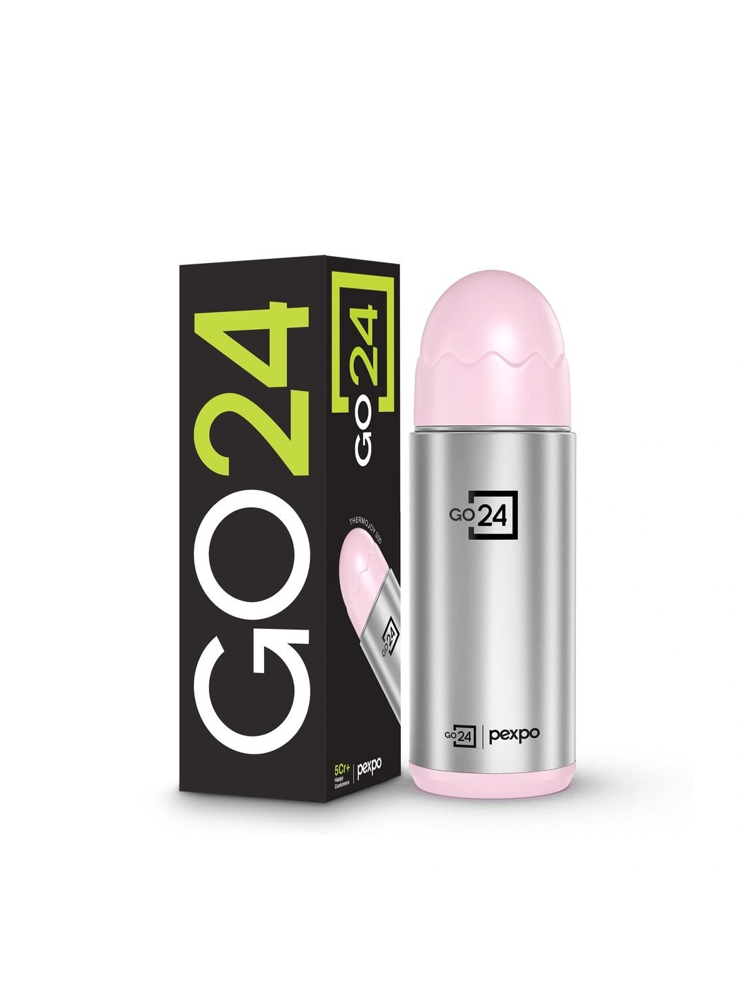 Go24 Thermo Joy Baby Feeder Stainless Steel Double Wall Insulated Milk Bottle - 300ml-picture-19