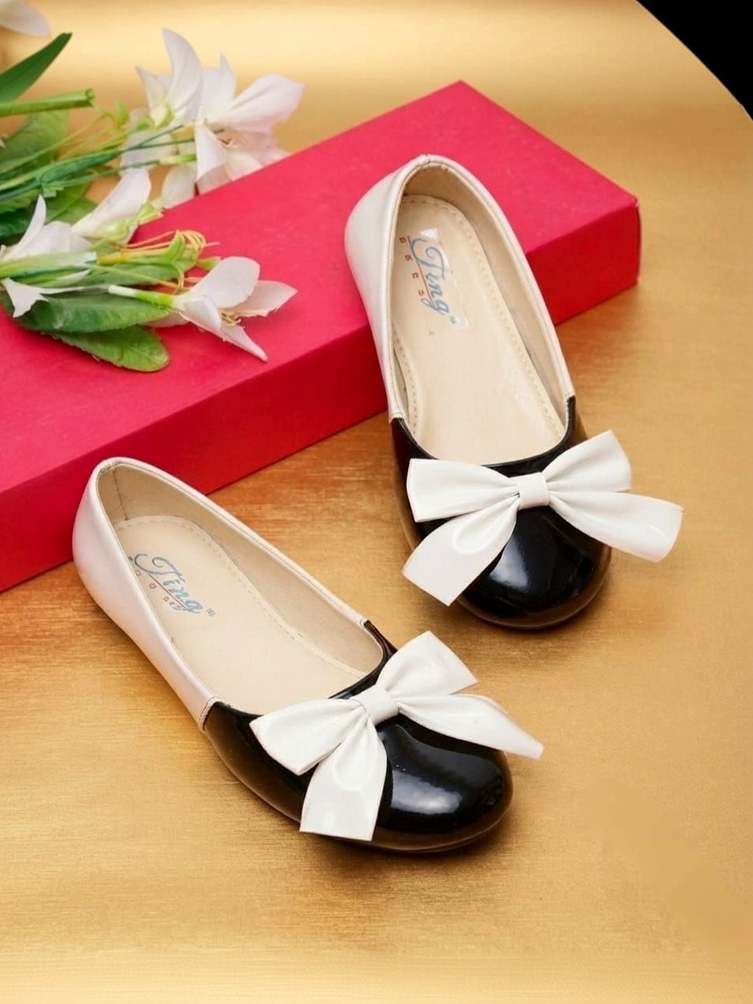 Tiny Bugs Colourblocked Round Toe Slip-On Ballerinas-picture-45