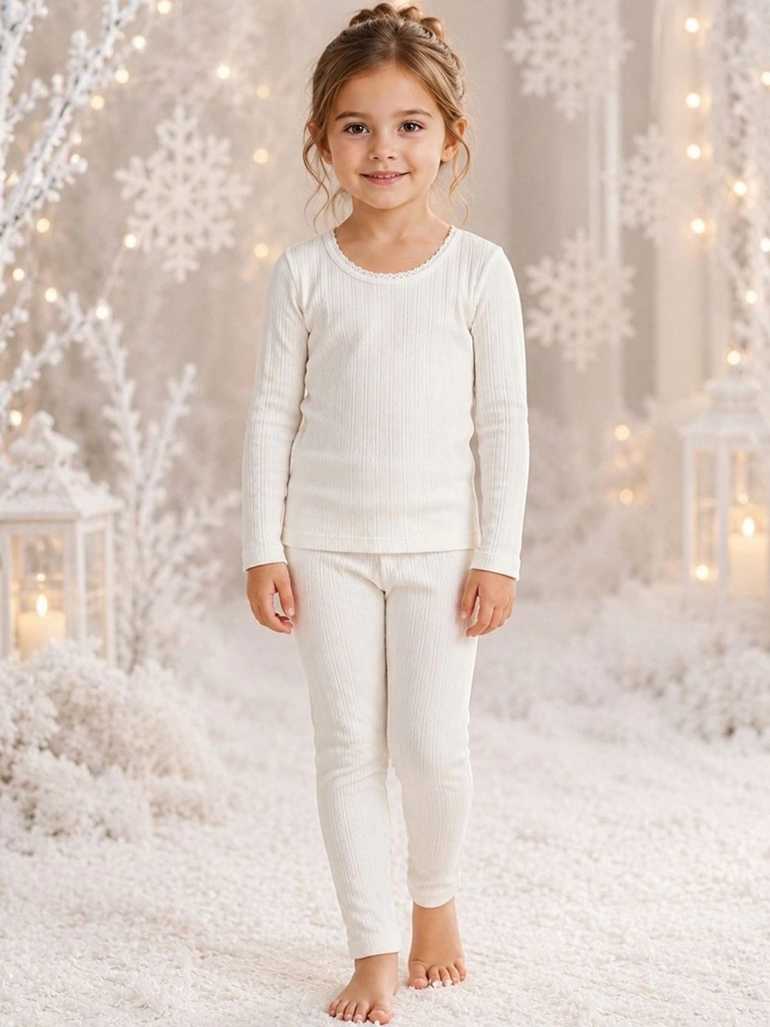 Kanvin Girls Cotton Round Neck Thermal Set-picture-38