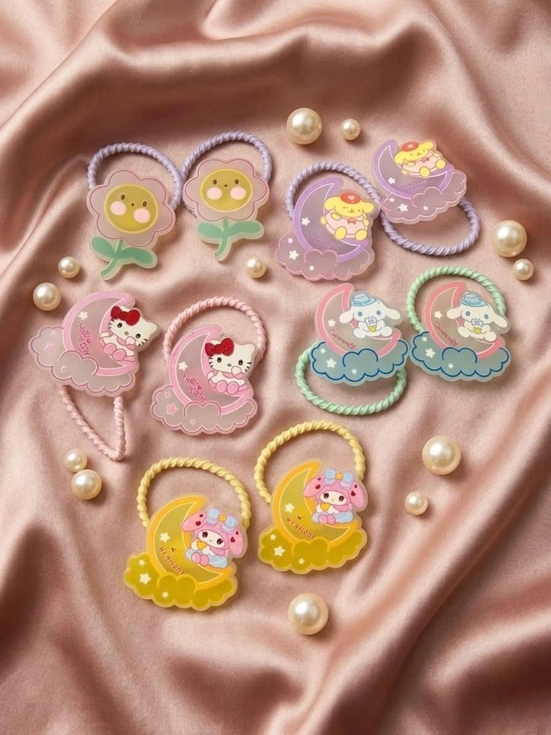 Radhya Accessories Girls Embellished Ponytail Holders-picture-26