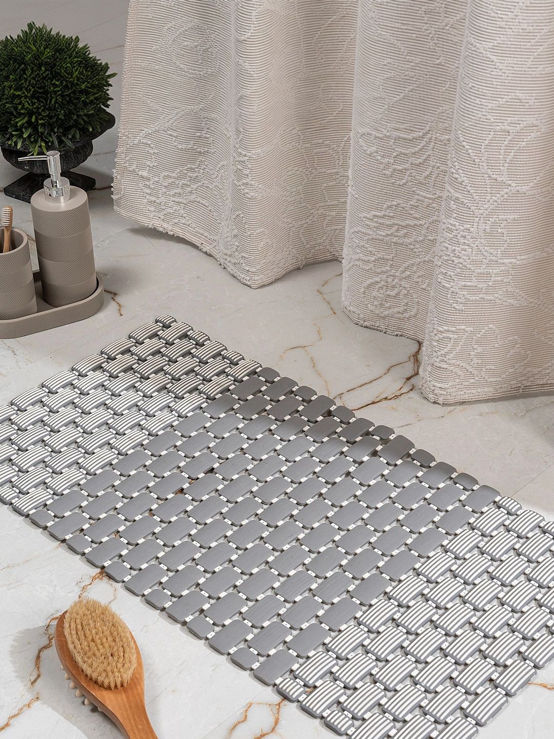 Pano Grey Anti-Skid Bath Rugs-image-41