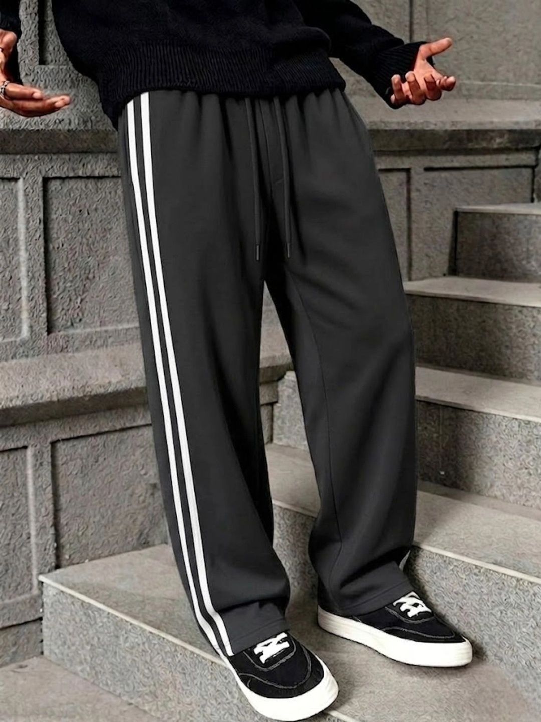 PROGENY Men Relaxed Fit Training Track Pants-picture-25