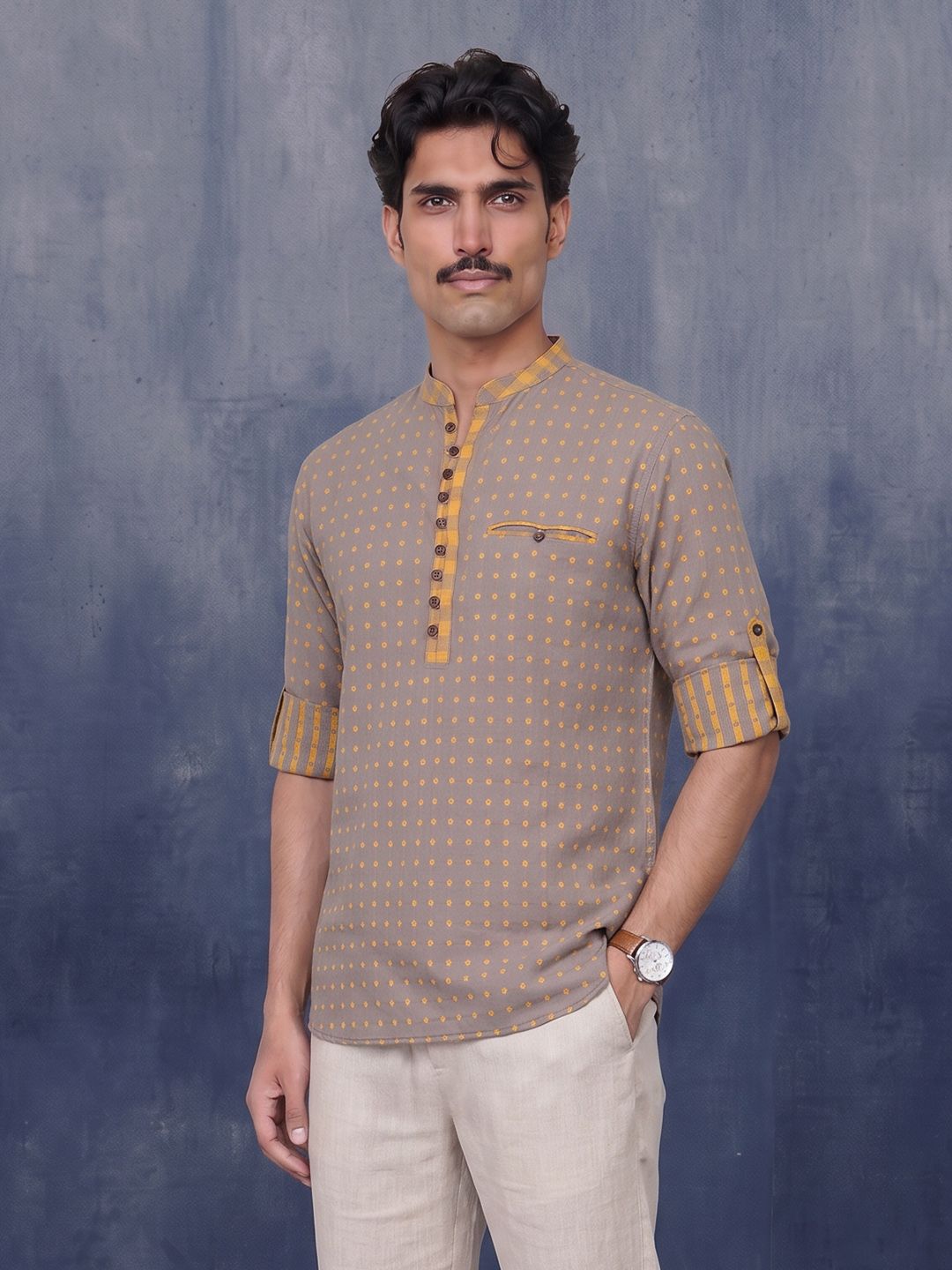 Taavi Woven Legacy Self Design Kurta-picture-41