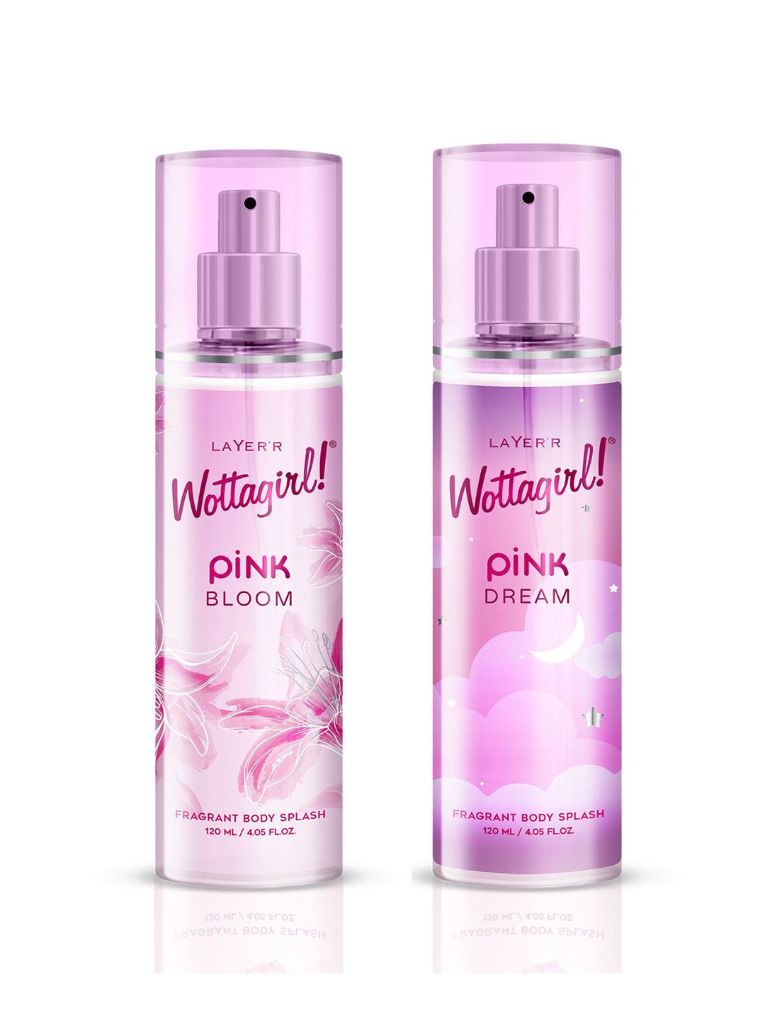 LAYER'R WOTTAGIRL! Set Of 2 Pink Bloom & Pink Dream Body Mist - 120 ml Each-picture-46