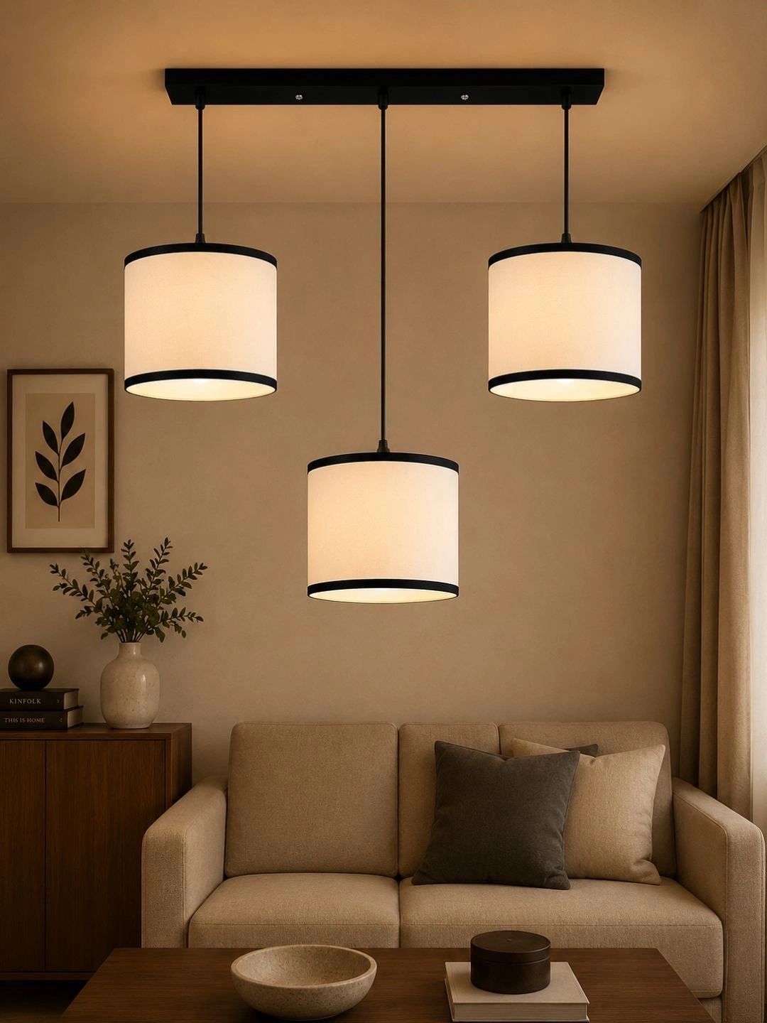 Myntra Elegant Homes White Contemporary Ceiling Lamp-picture-20