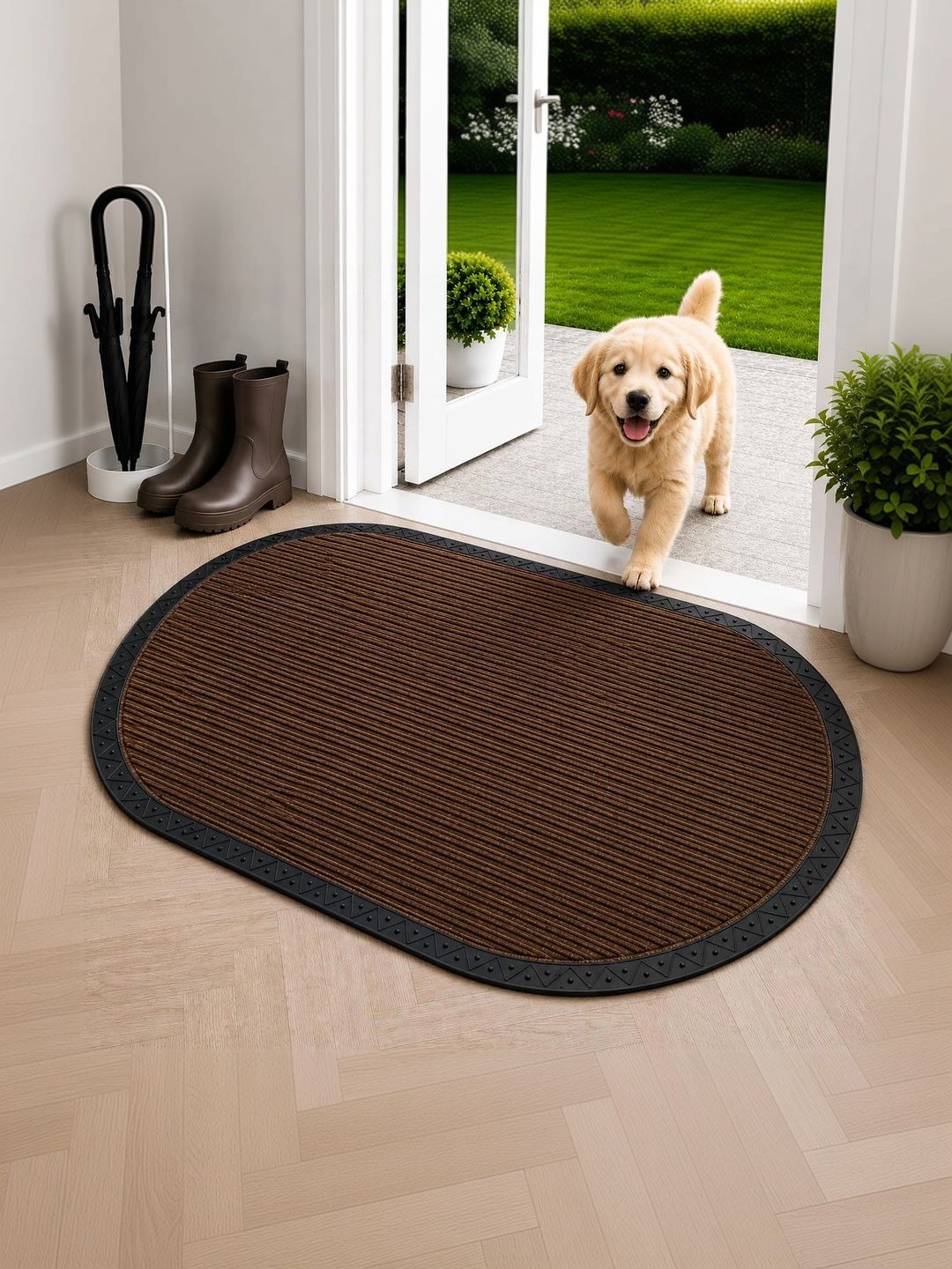 Ultica Fab Brown Coir Anti-Skid Doormats-image-38