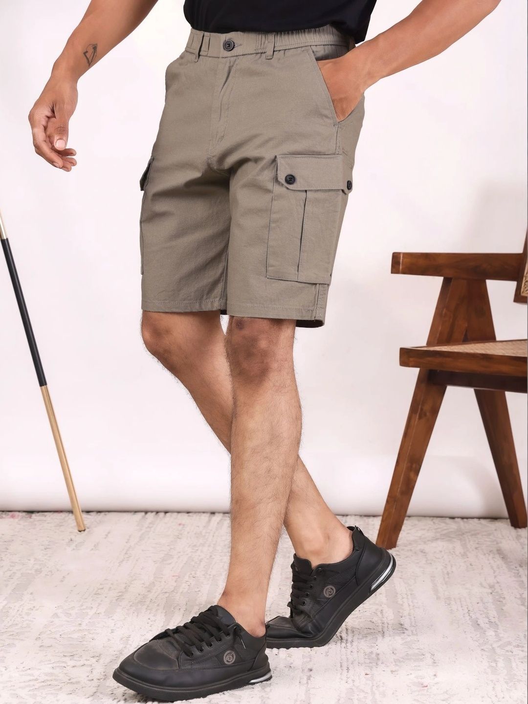 BRETH Men Cargo Shorts-picture-41