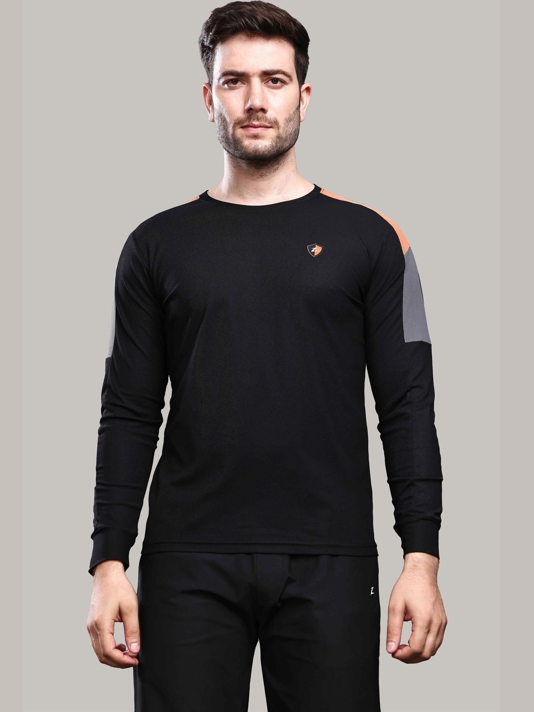 Z Zagros Men Colourblocked T-shirt-picture-14