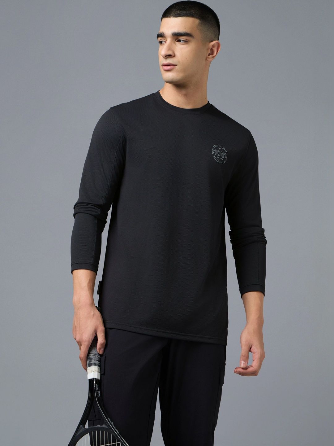 Technosport Men Typography Slim Fit T-shirt-picture-17