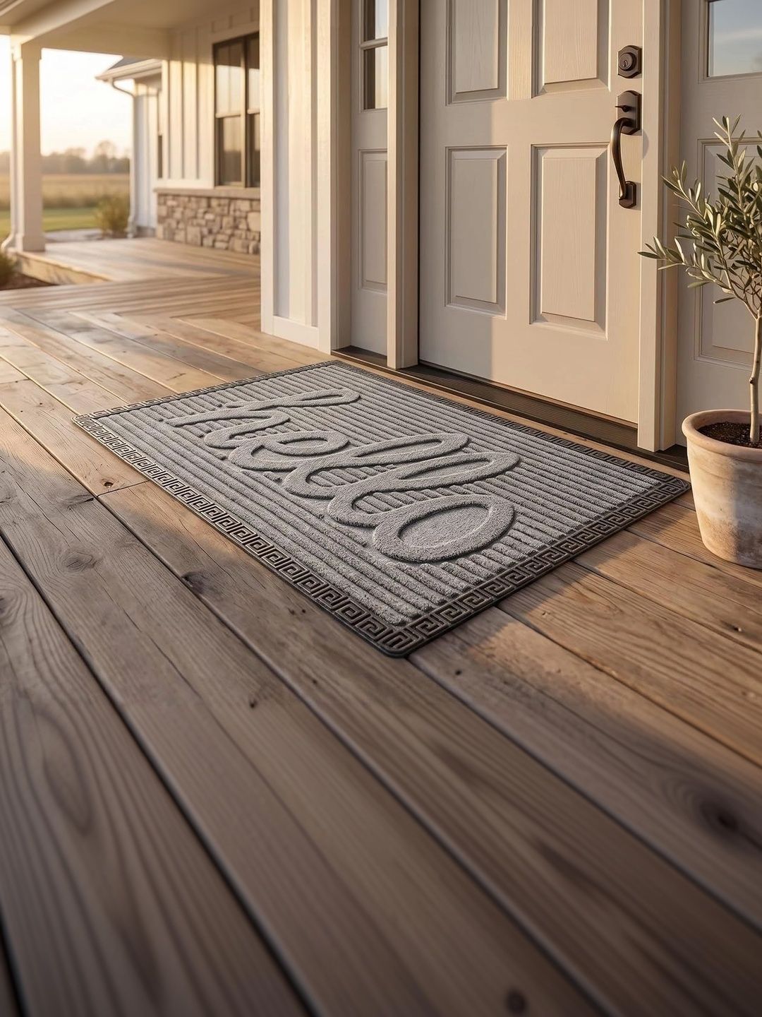 Ultica Fab Grey Coir Anti-Skid Doormats-picture-21