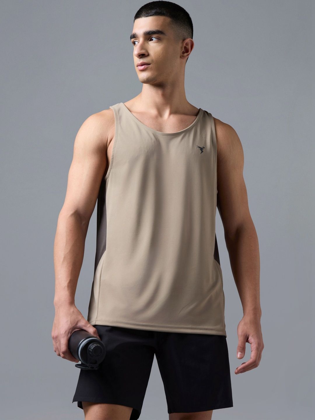 Technosport Colourblocked Gym Vest-picture-47