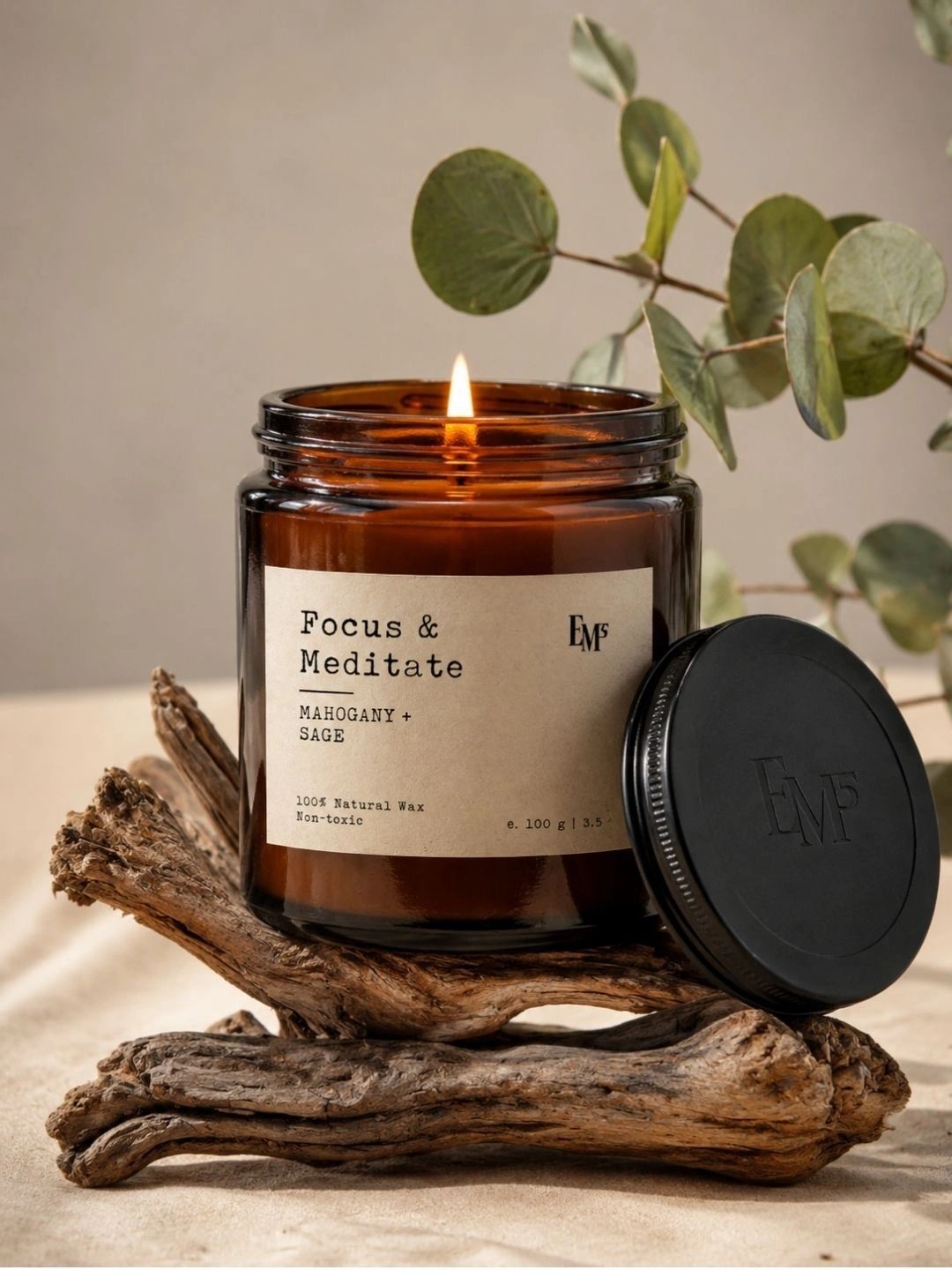EM5 Transparent 1 pieces Jar Candle-picture-30