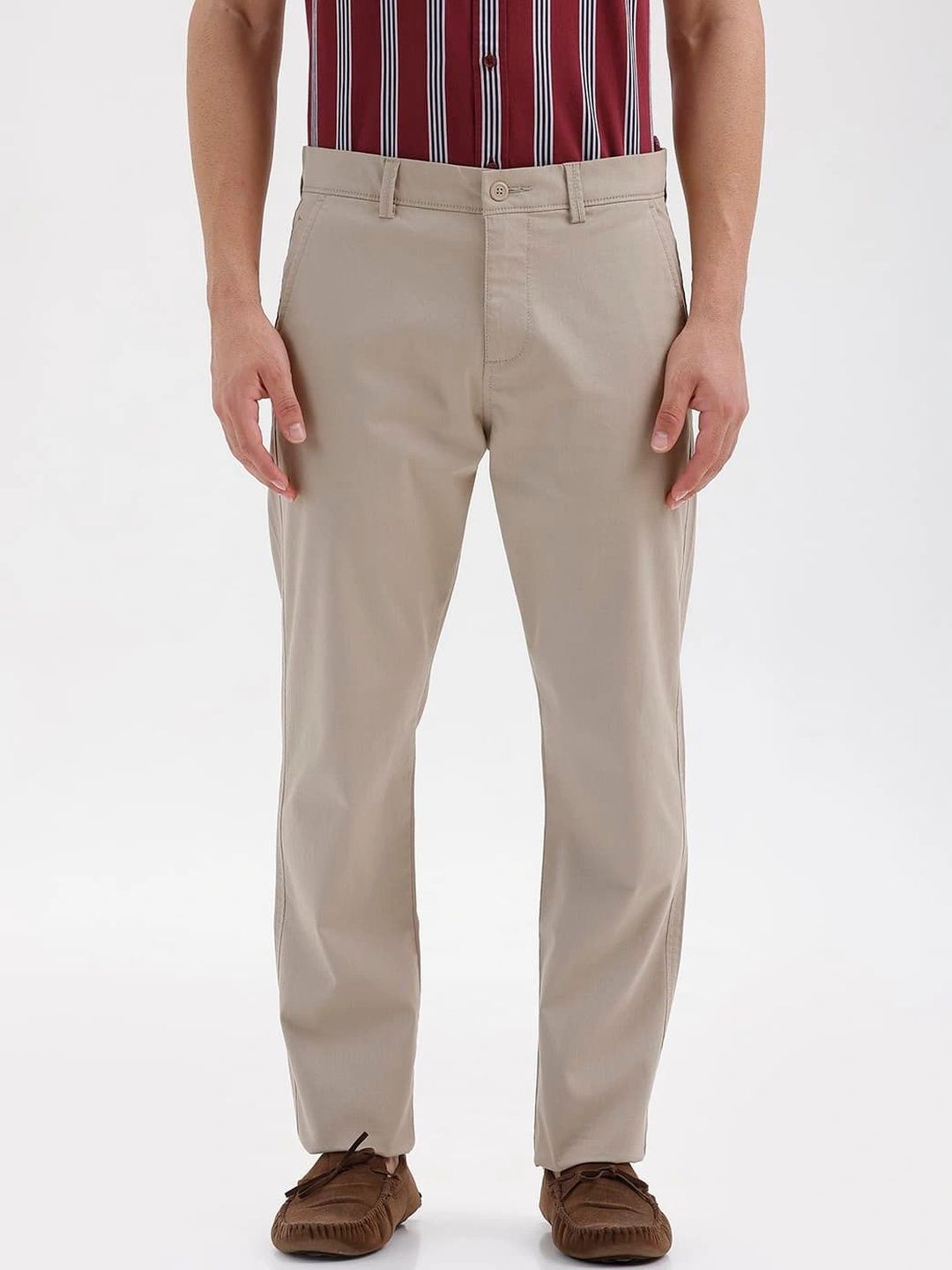 Basics Men Tapered Fit Trousers-picture-14