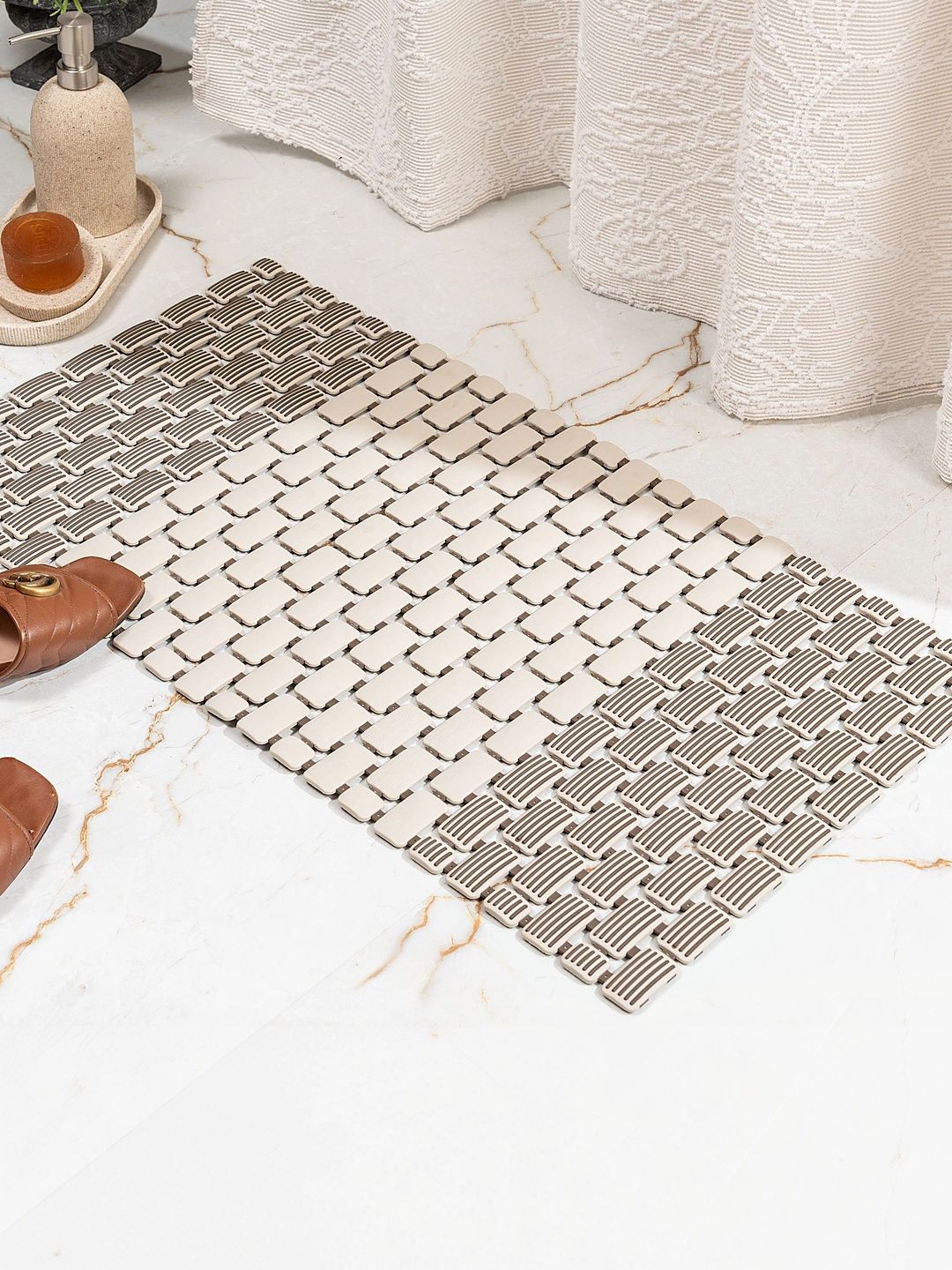 Pano Beige Anti-Skid Bath Rugs-picture-20