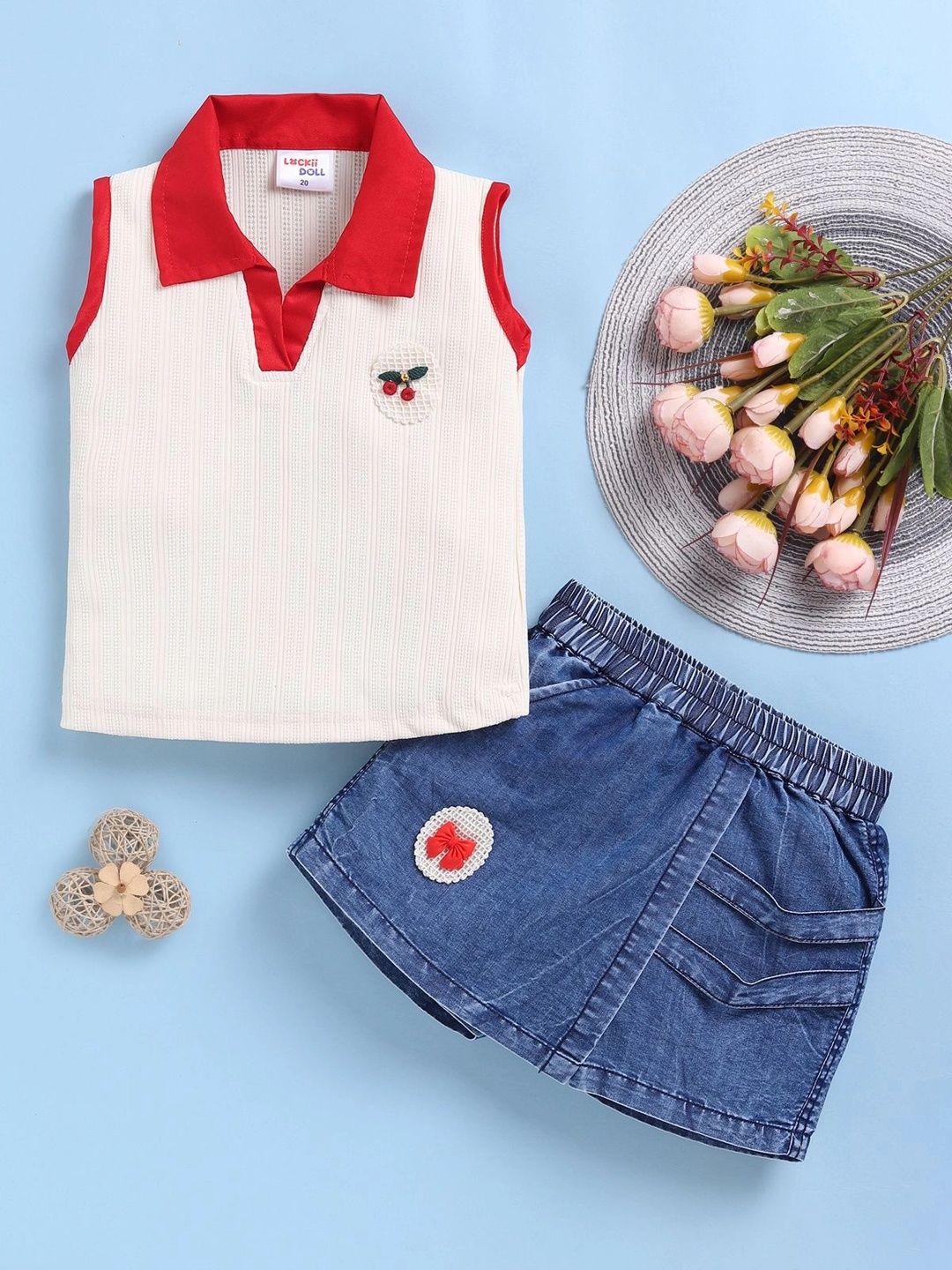 LACKii DOLL Girls Top with Shorts-picture-13