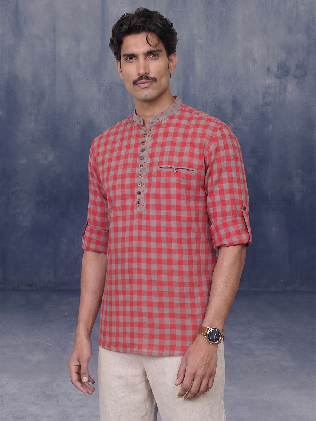 Taavi Woven Legacy Self Design Kurta-picture-38