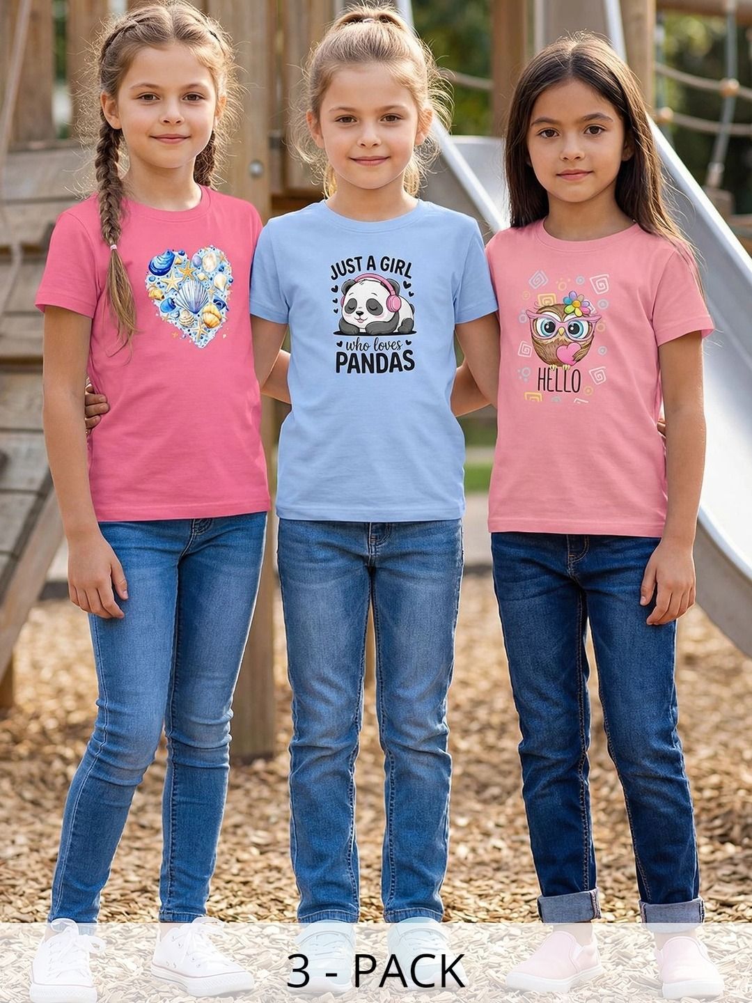 HELLCAT Girls 3 Kung Fu Panda Printed T-shirt-picture-24