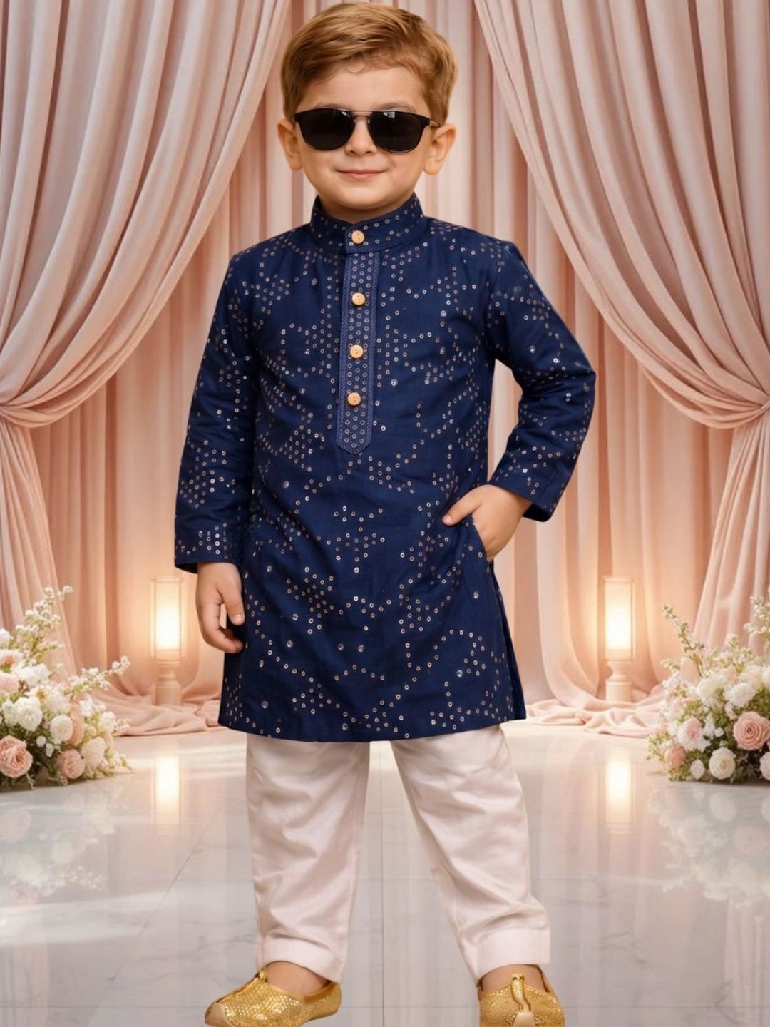 BAESD Boys Printed Regular Kurta with Pyjamas-picture-35