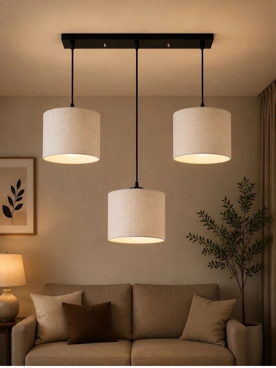 Myntra Elegant Homes Grey Textured Contemporary Ceiling Lamp-picture-19