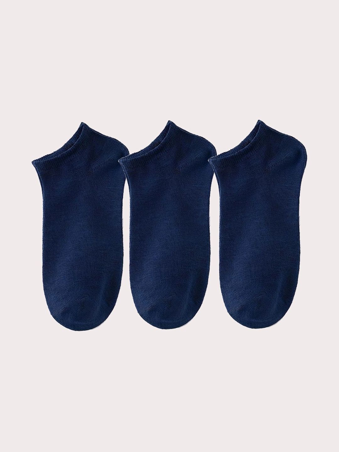 BEAR&BEYOND Men Pack of 3 Cotton Ankle Length Socks-picture-35