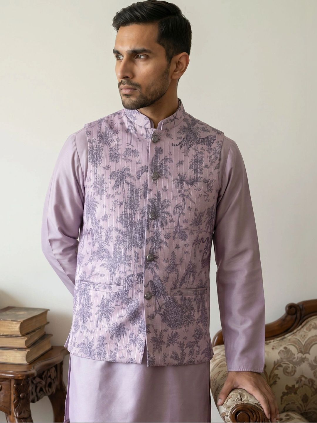 Jompers Printed Nehru Jackets-picture-18