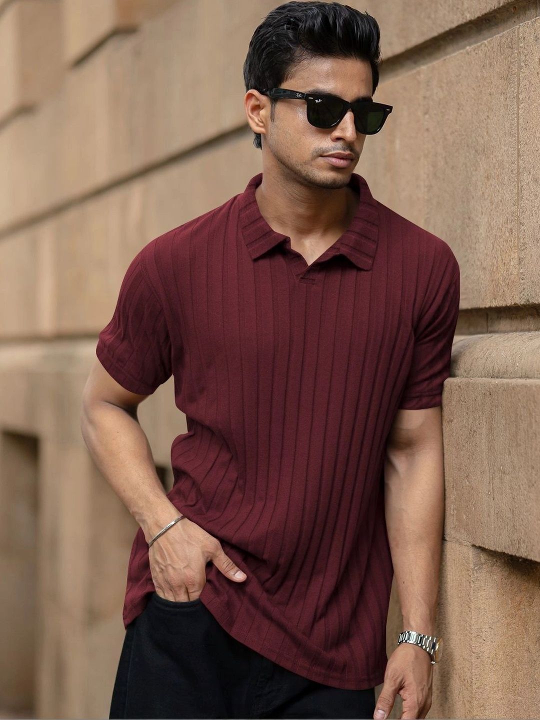 KAJARU Men Polo Collar T-shirt-picture-27
