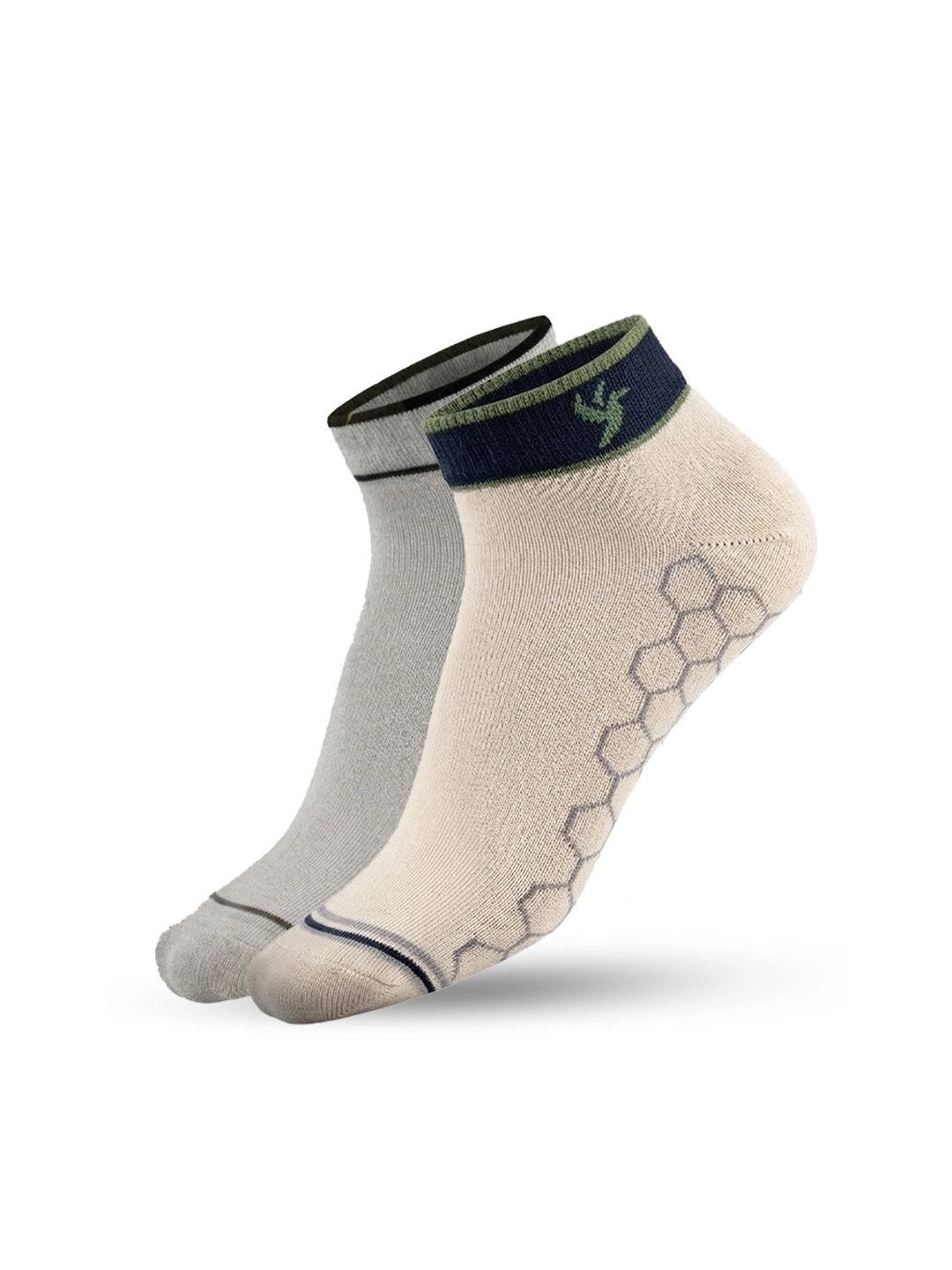 Verosmart Men Pack of 2 Assorted Patterned Ankle Length Socks-picture-19
