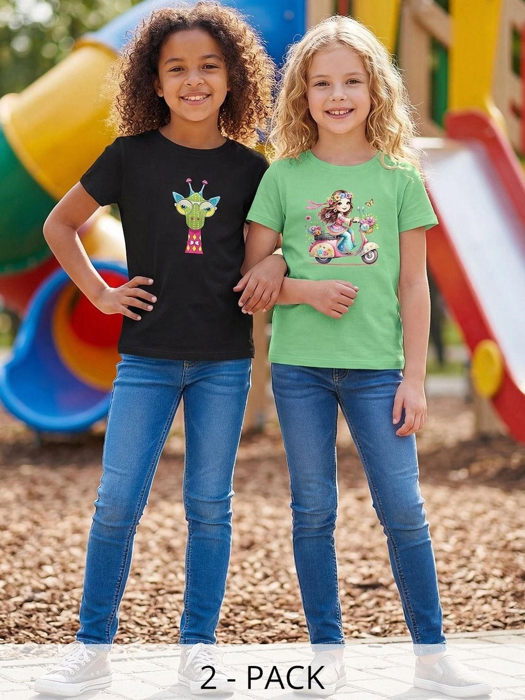 HELLCAT Girls 2 Printed T-shirt-picture-29